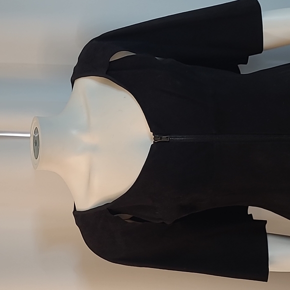 Alexander Wang Suede Capelet Dress - Picture 2 of 12